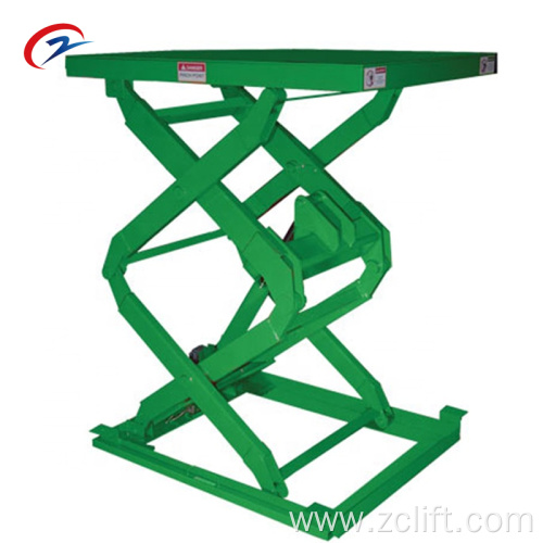 Stationary Hydraulic Scissor Lift Table